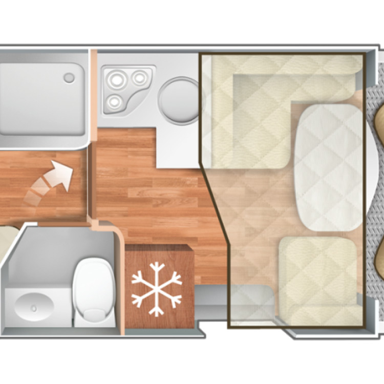 Imagine Autorulota de inchiriat FAMILY Ravicamper Roller Team Kronos 284 TL